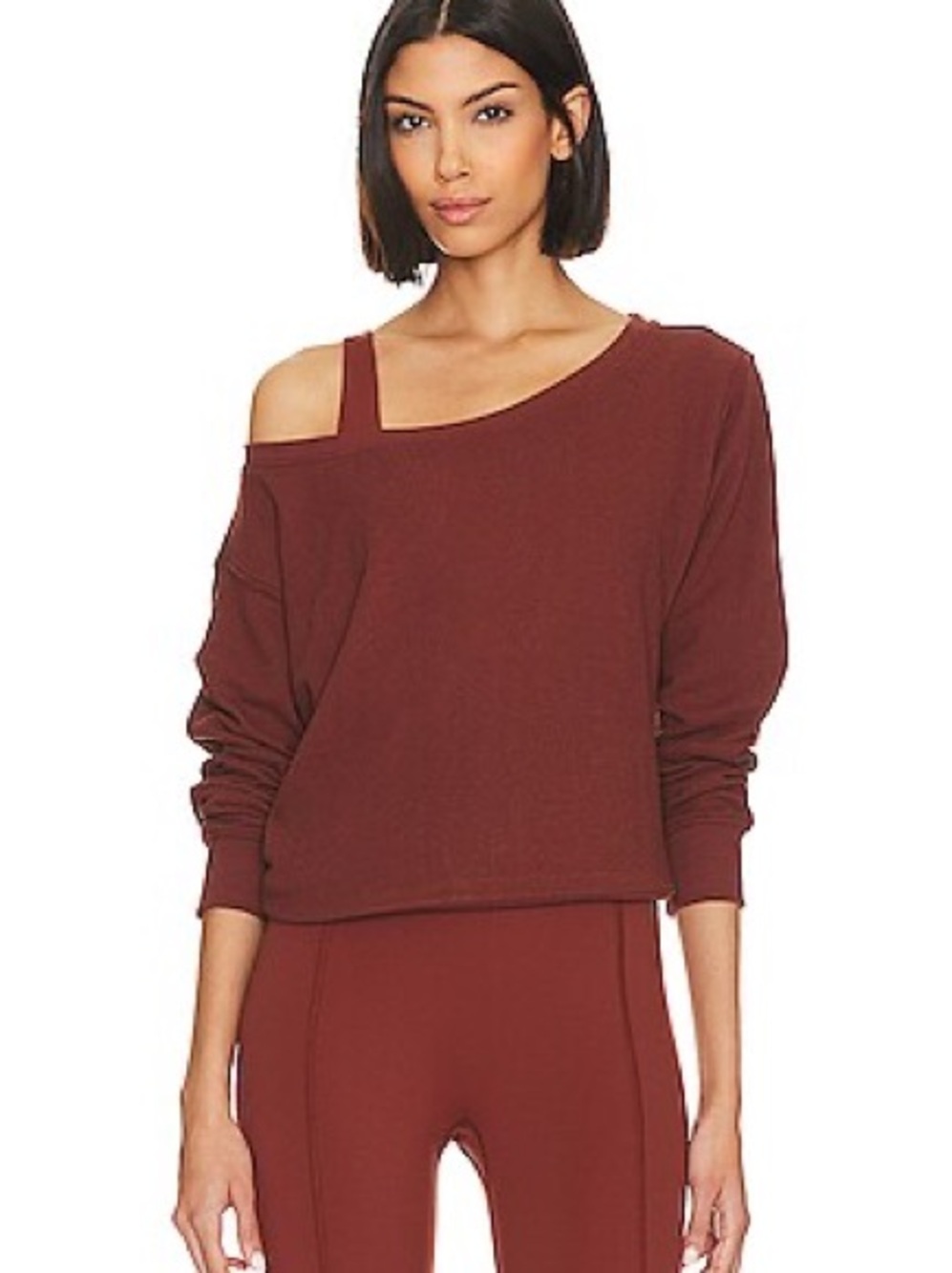 Spiritual Gangster Lofty Slub Rib Vida Long Sleeve Top